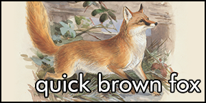 quick brown fox