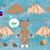 Bat fursona ref