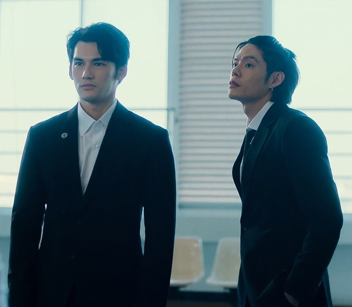 Big and Ken in Suits