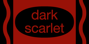 dark scarlet