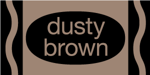 dusty brown