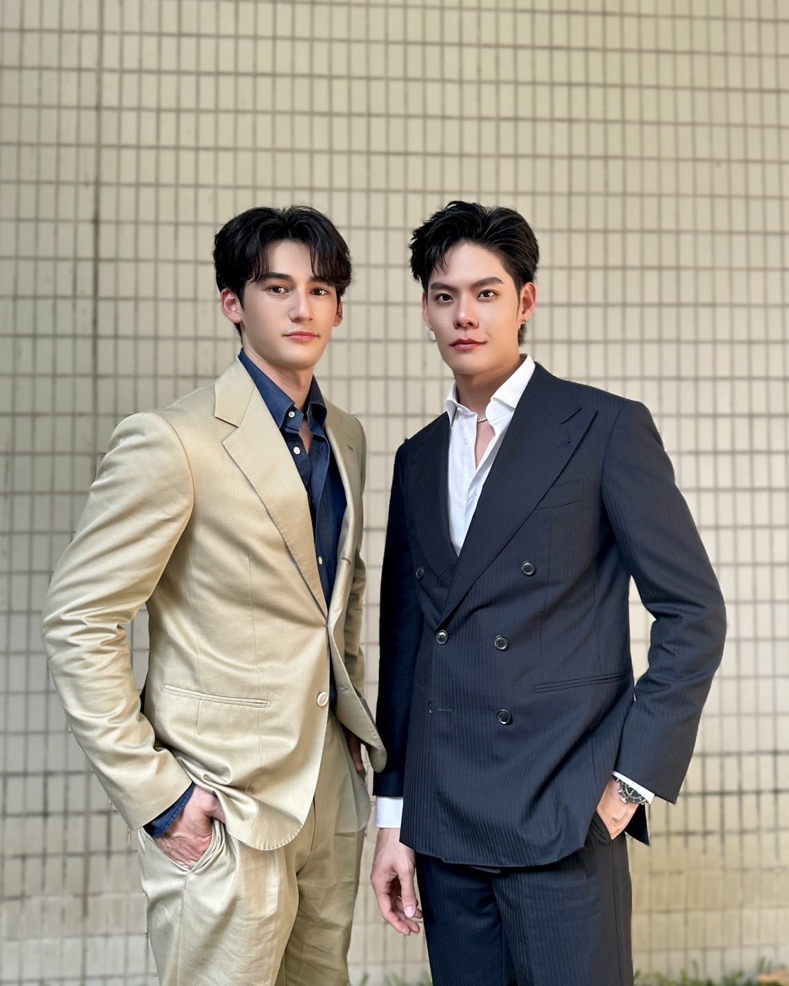 Ken and Big in suits