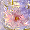 flowers in a fish bowl