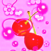 cherries and other y2k style objects in a pink and red color scheme