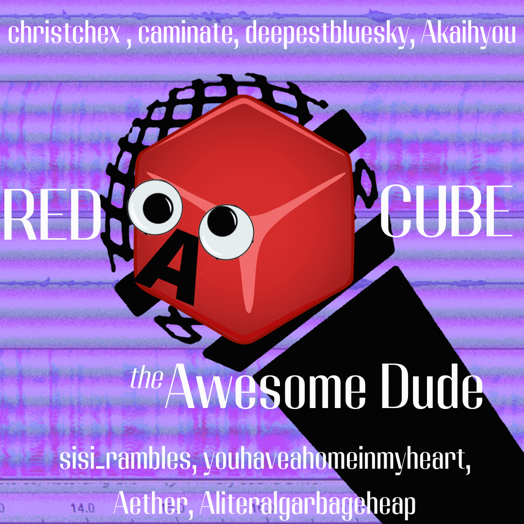 Red Cube The Awesome Dude Cover Art