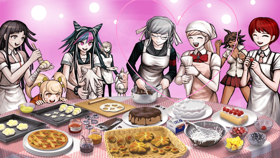 all the SDR2 girls making desserts