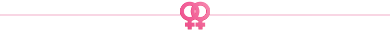 pink lesbian symbol divider