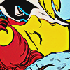 kory and dick kissing in new teen titans 1984