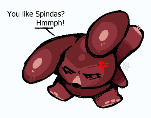 False Eye Spinda really doesn't like having an attention.