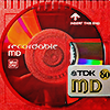 red blank mini disc