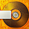 yellow blank mini disc