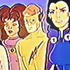 starfire kid flash and raven in new teen titans anti-drug PSA commercial