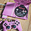 pink playstation 2 console