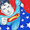 superman artwork by yoshitaka amano