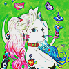 harley quinn artwork by yoshitaka amano