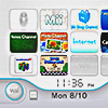 wii channel home screen screen shot