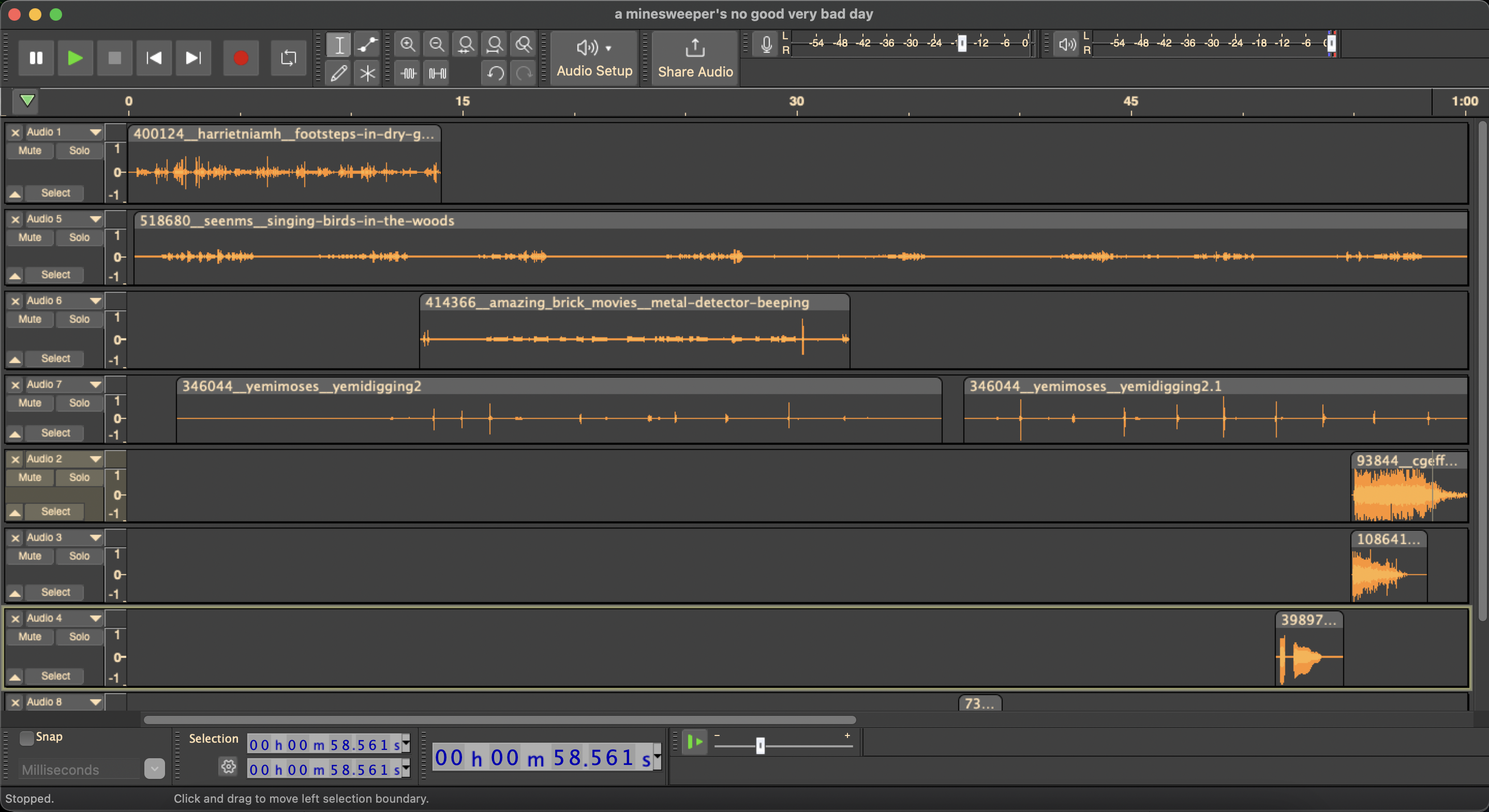 screenshot of all tracks to show ordering