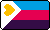 polyam flag pixel art