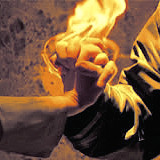 buffy and spike hands on fire