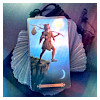deck of tarot cards on table