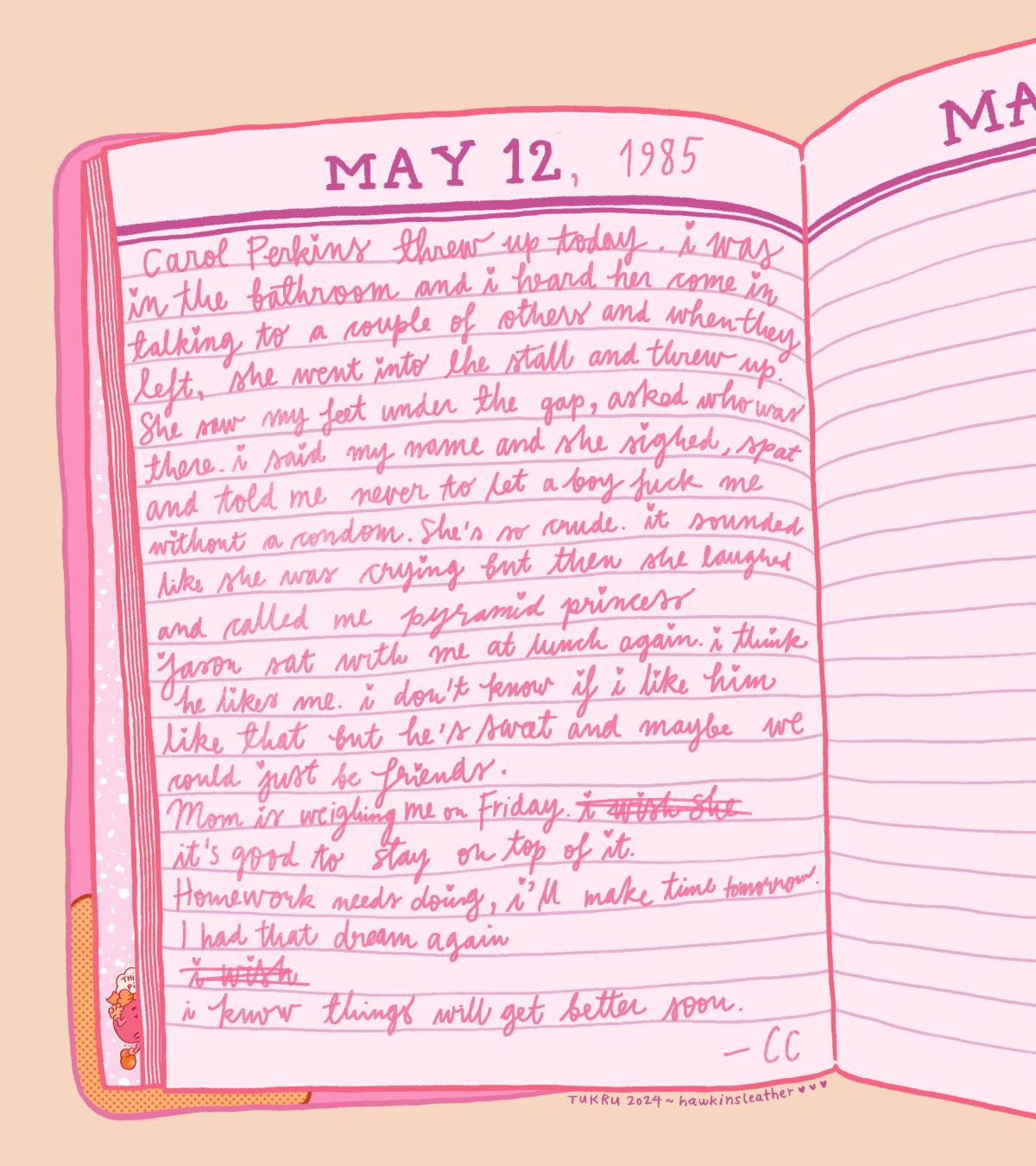 chrissy's diary entry