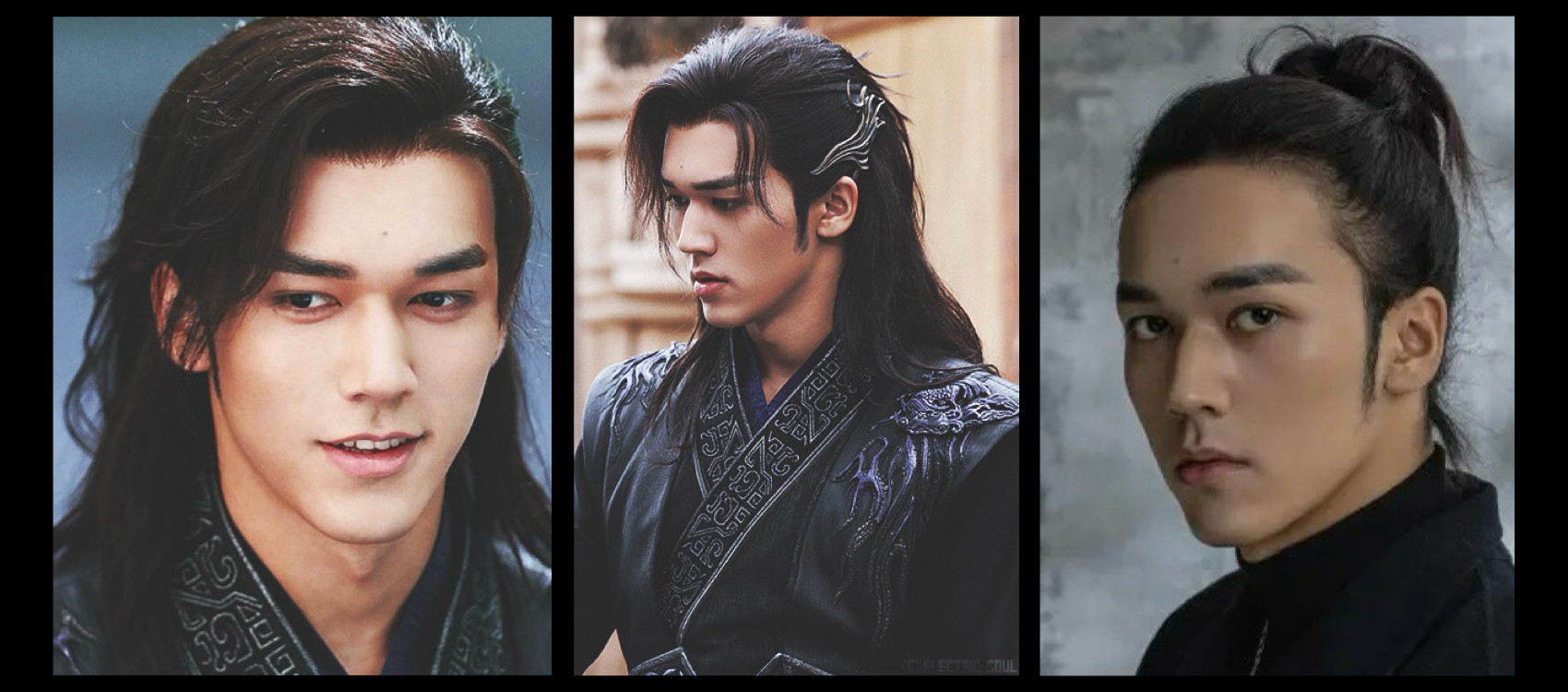 Image of East Asian (Chinese) male with straight black hair, dark brown eyes.