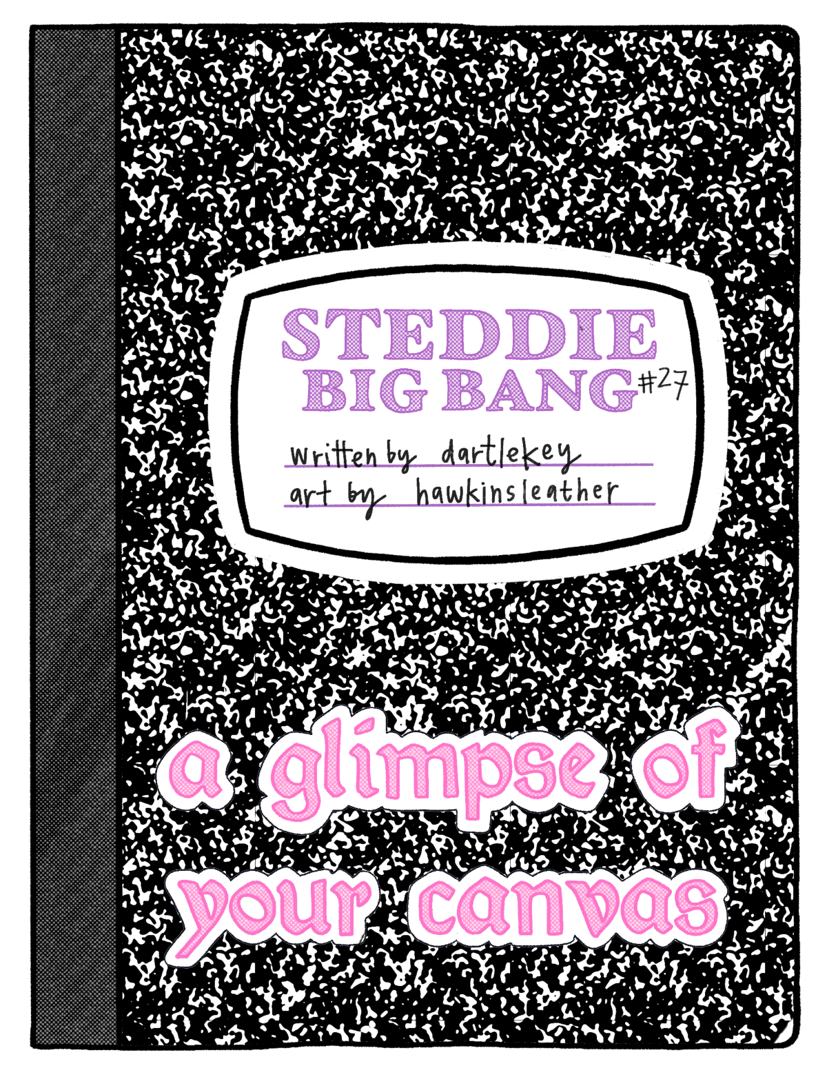banner, the cover of eddie's notebook