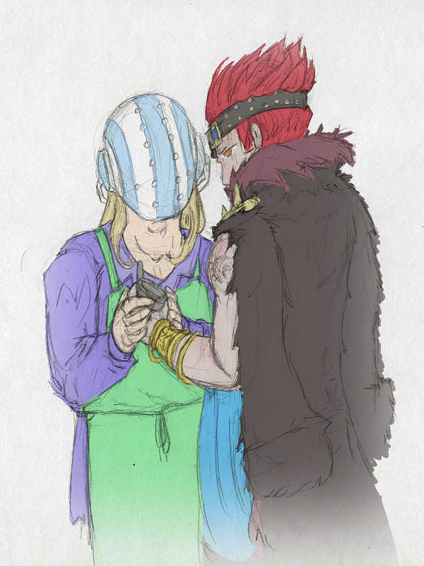 If in doubt, throw it out. You don't serve rotten food to my crew, and you don't eat anything that's gone off ever again. You hear me?