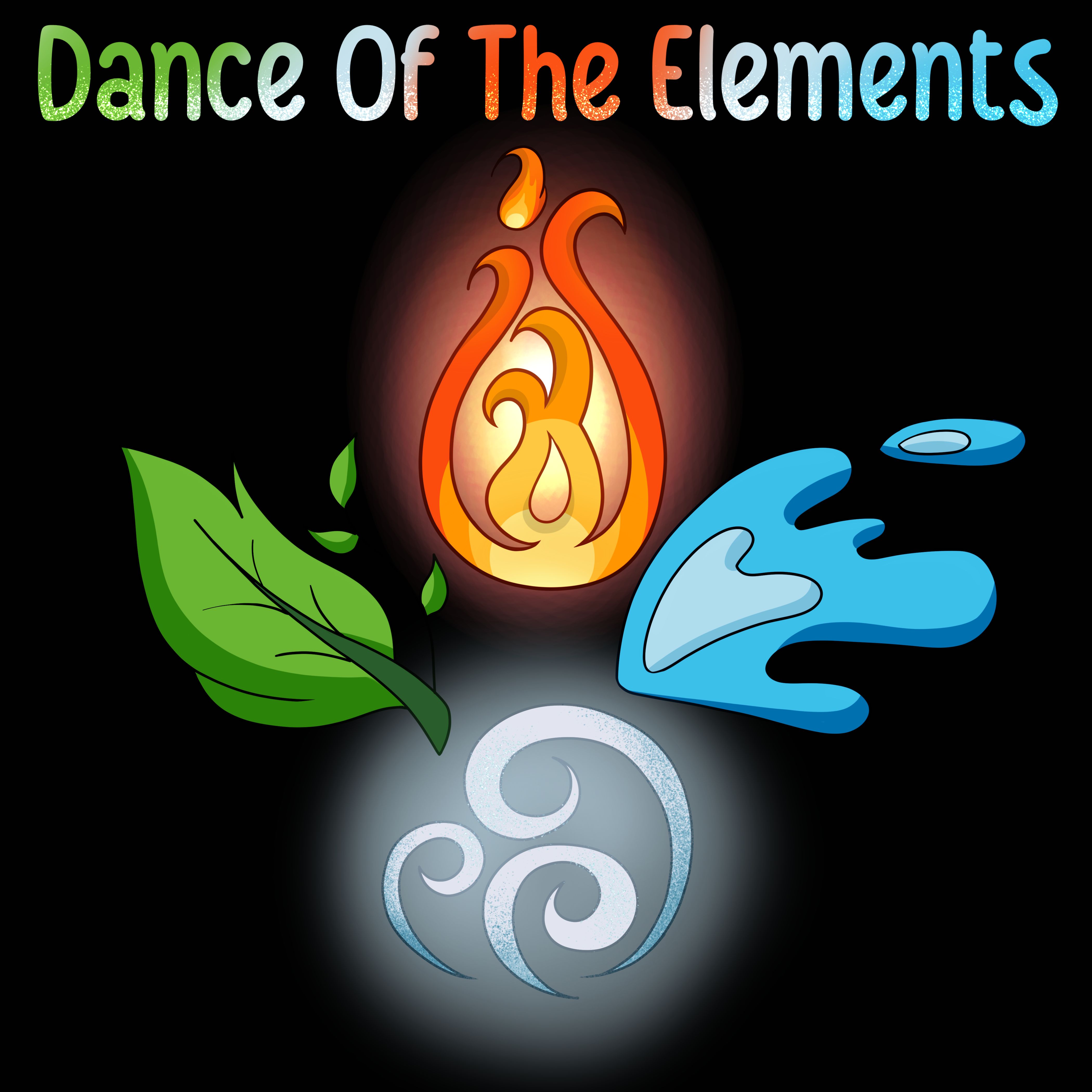 cover image showing the title and the four elements