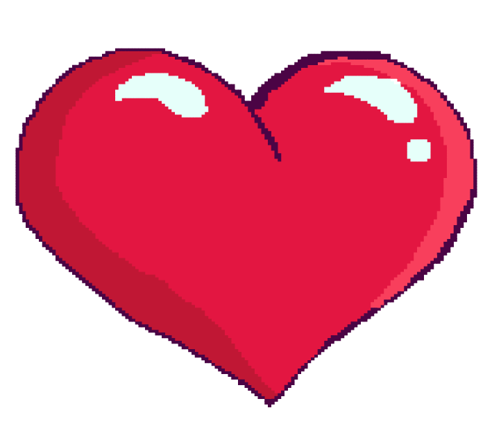 pixel art heart