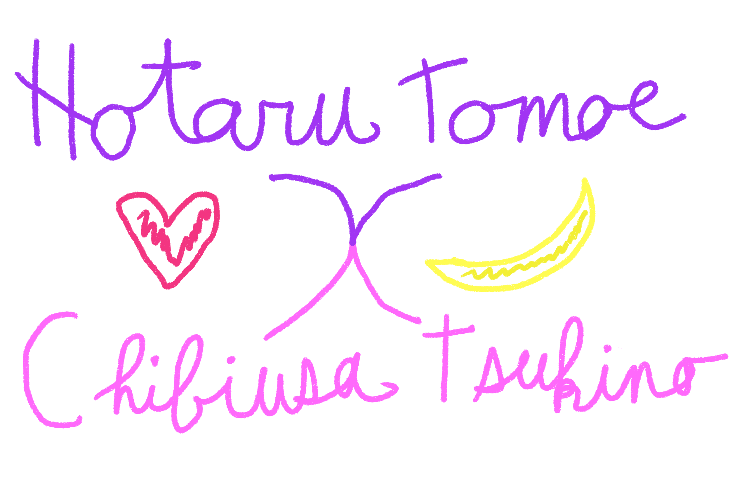 Hotaru Tomoe/Chibiusa Tsukino In Handwriting