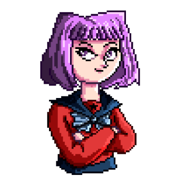 Hotaru in pixels, 400x400.