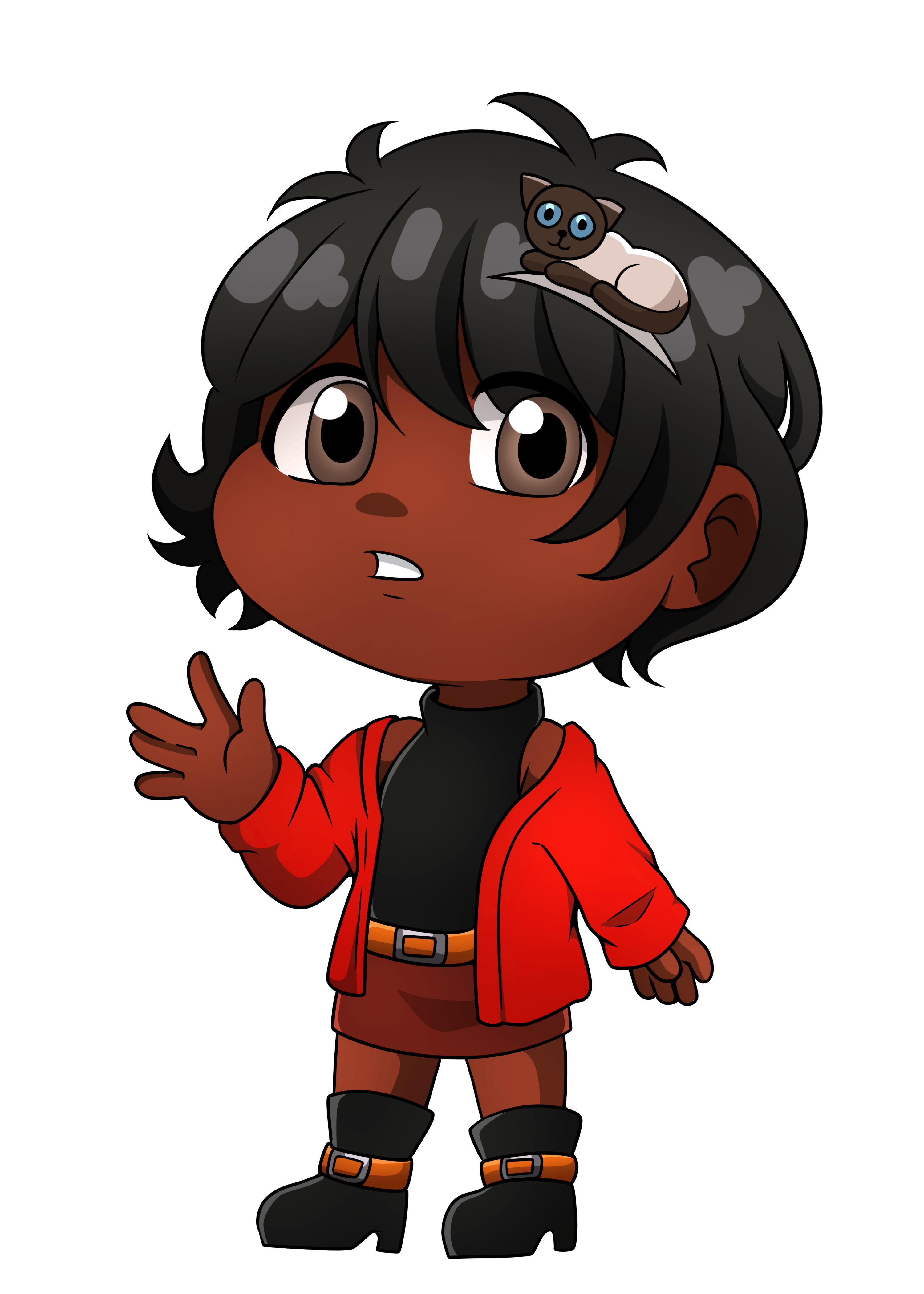 Chibi Johari, fond transparent. 