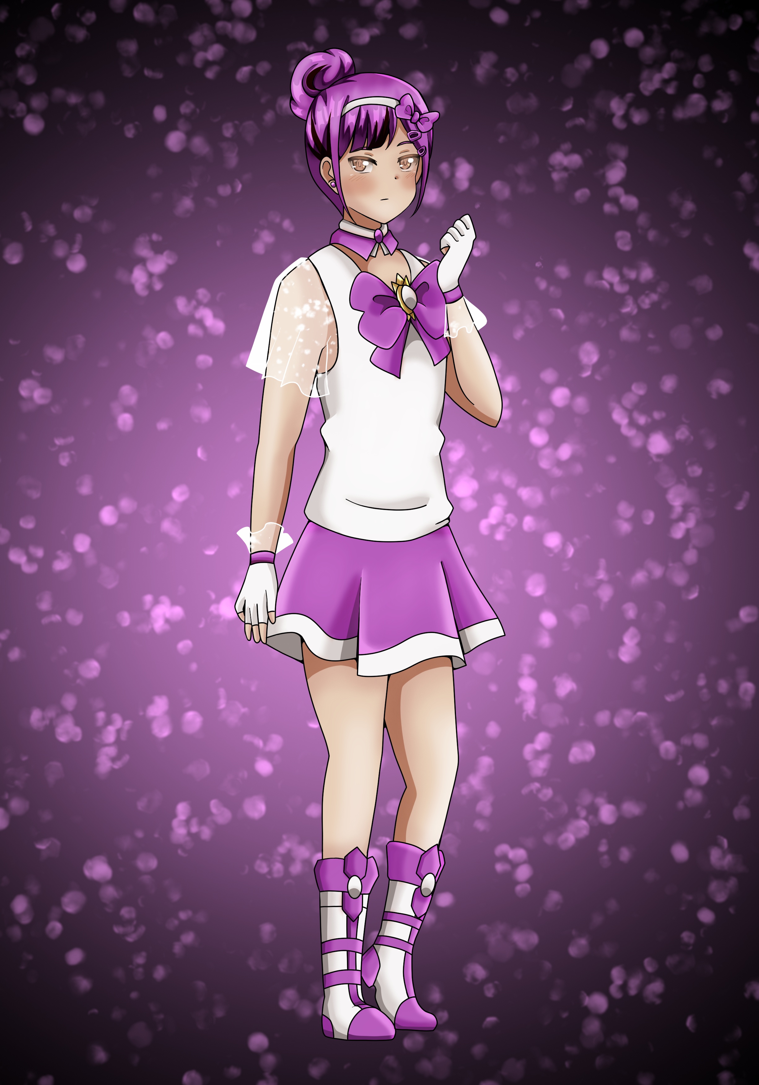 Magical Aya, Magical Calida but in purple.