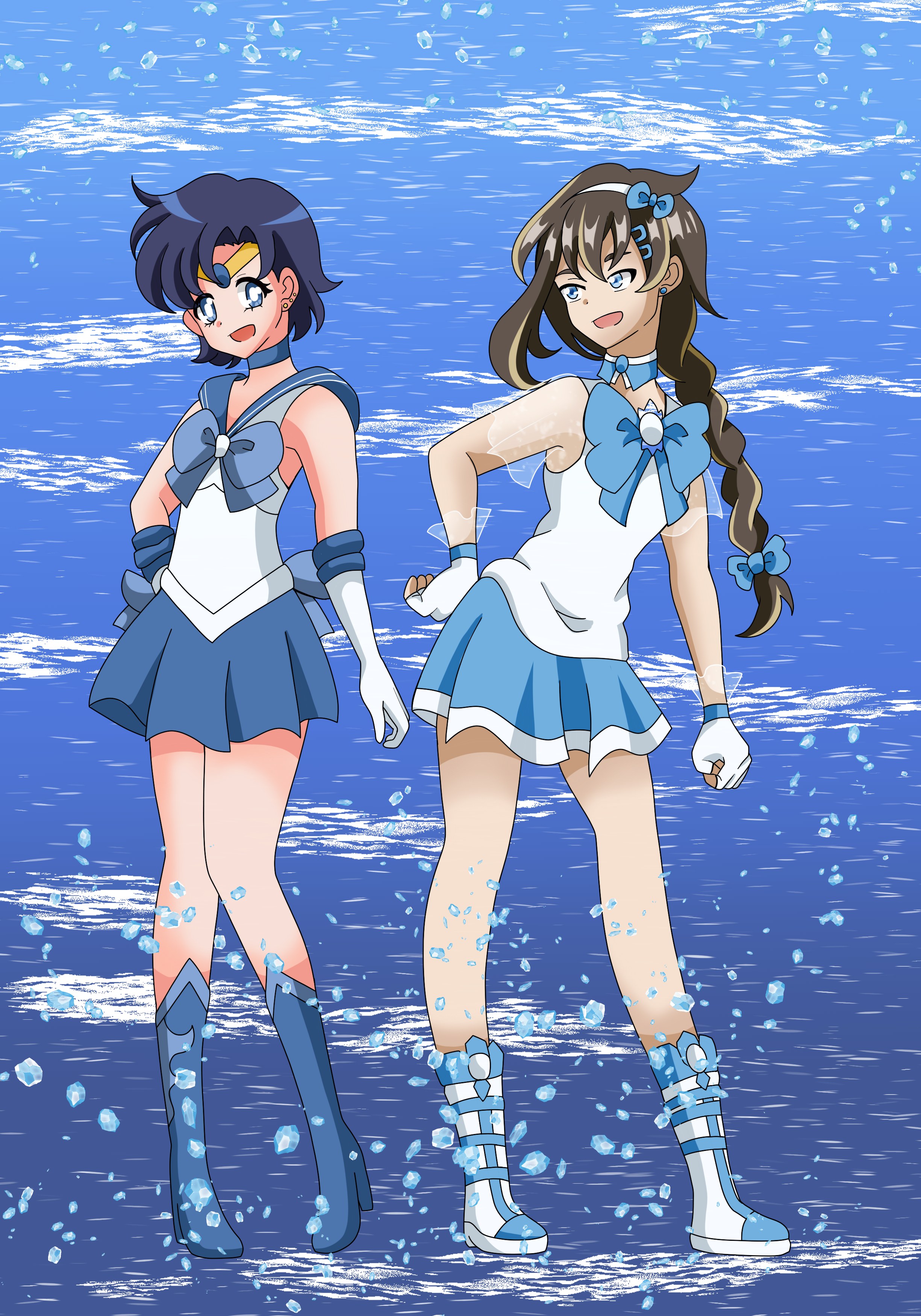 Sailor Mercury & Alice Blondinka | Magical Dayla