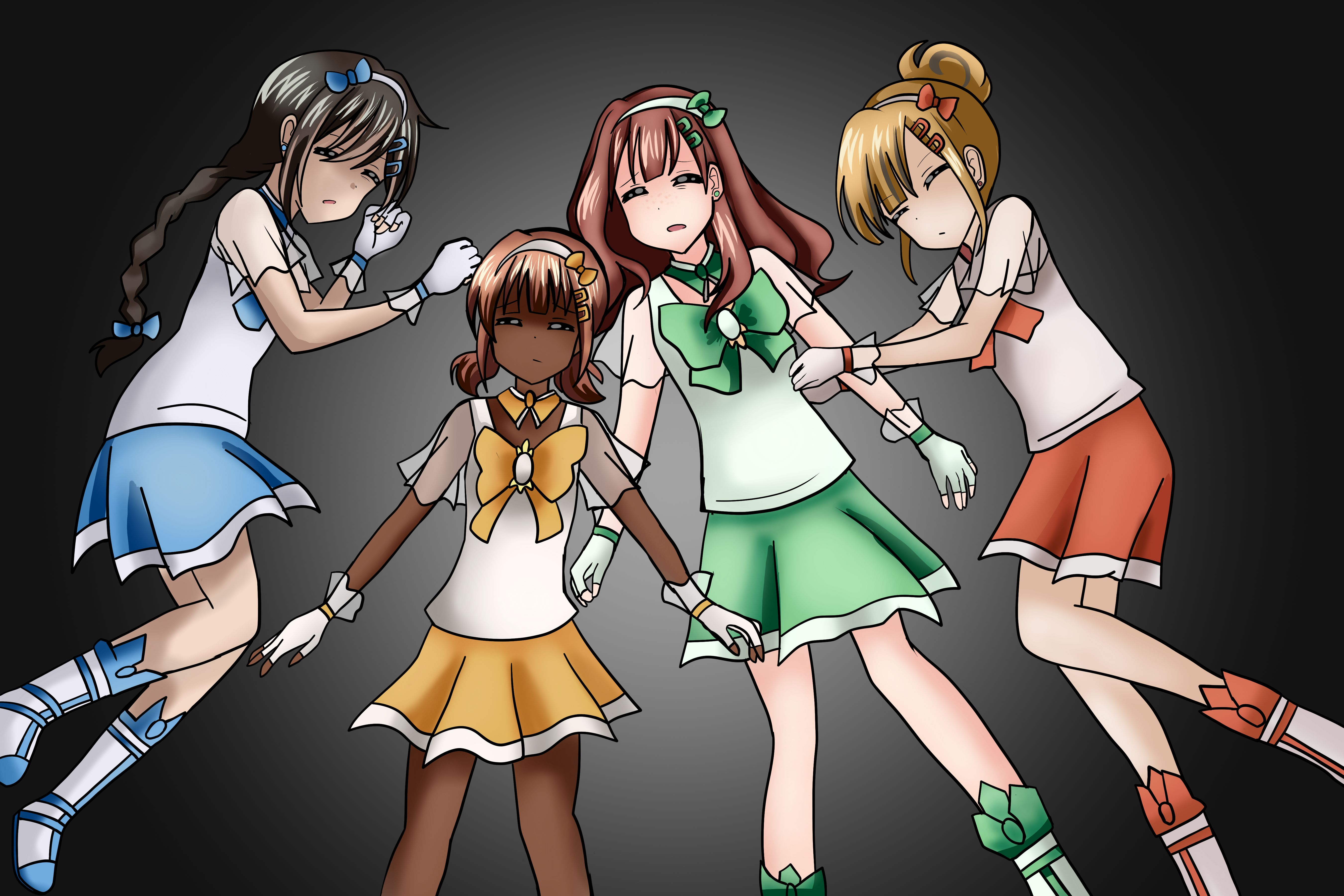 Magical Girls Group Down