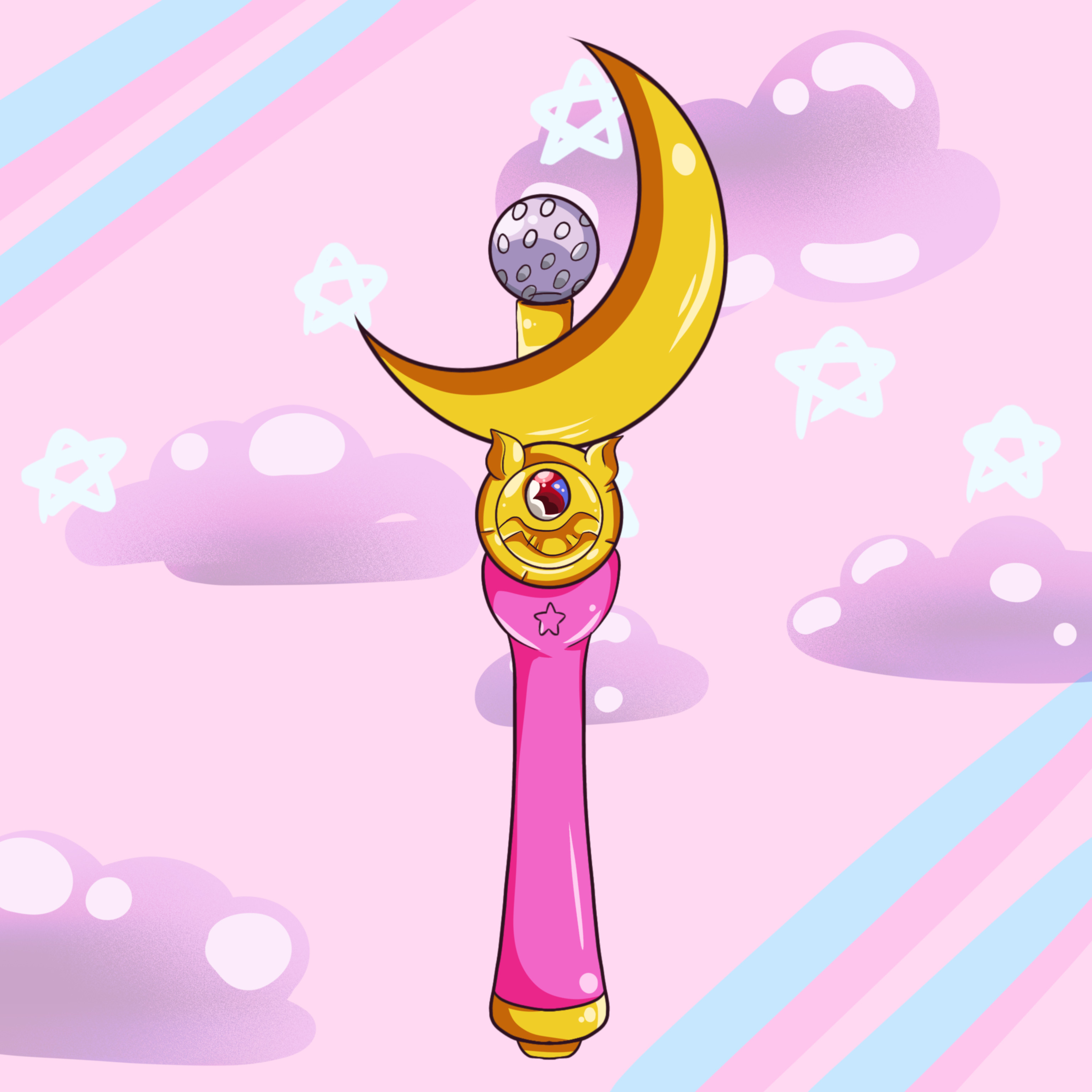 Moon Stick from a Proplica Toy, I think.