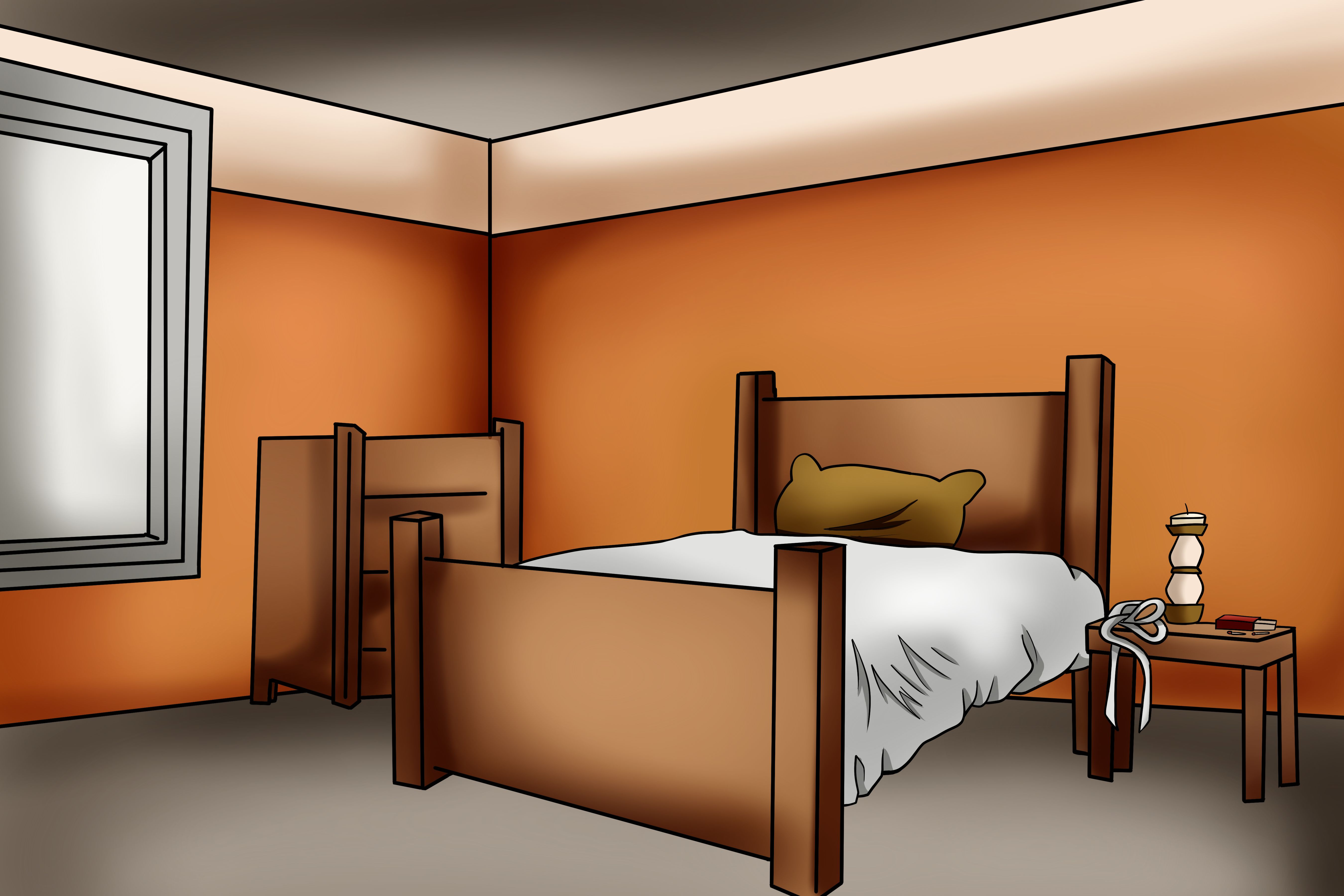 Orange Bedroom