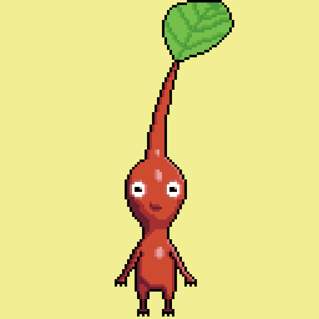 Pikmin Rouge avec feuille