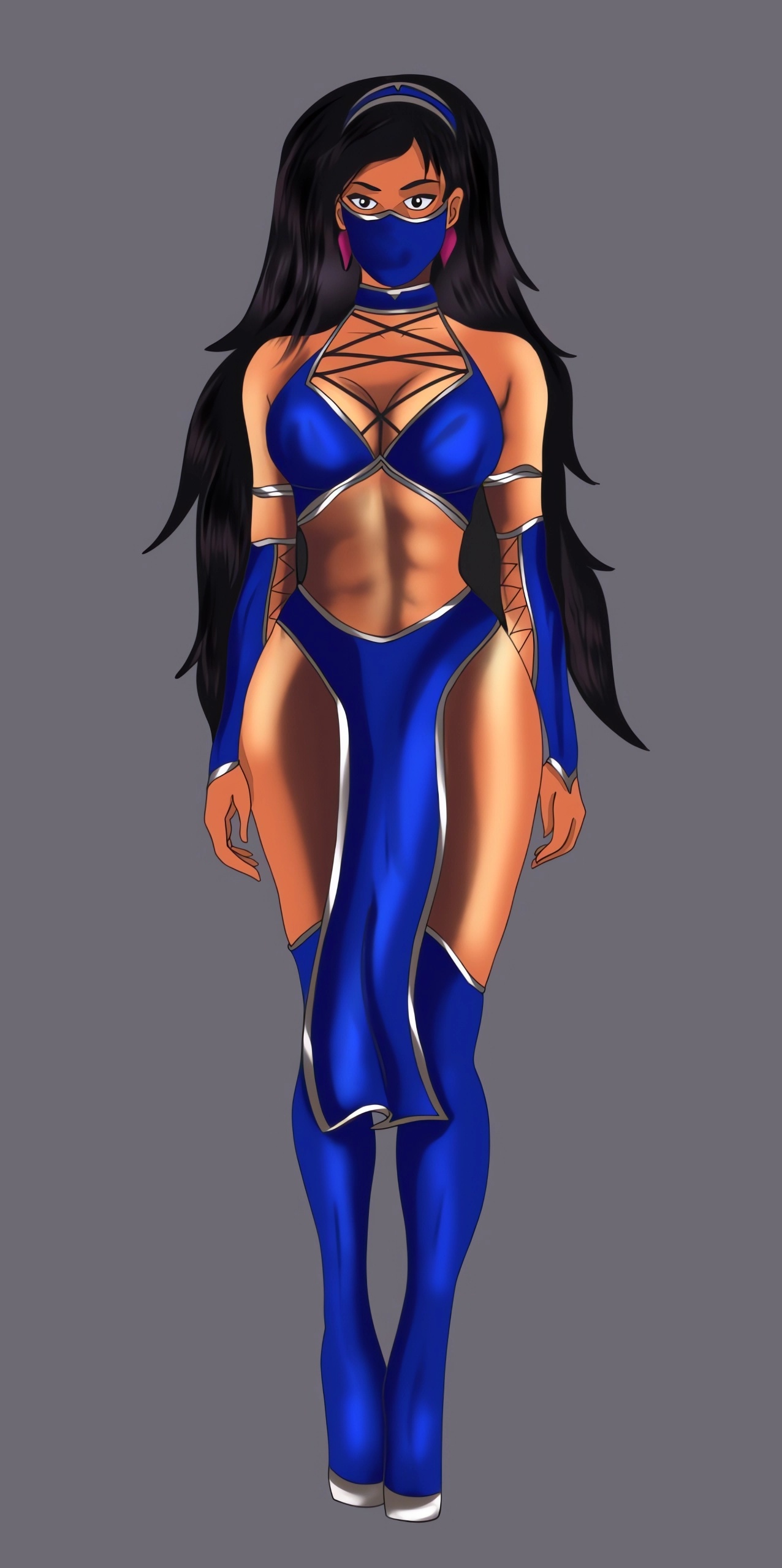 Princess Kitana in her MK9's costume.