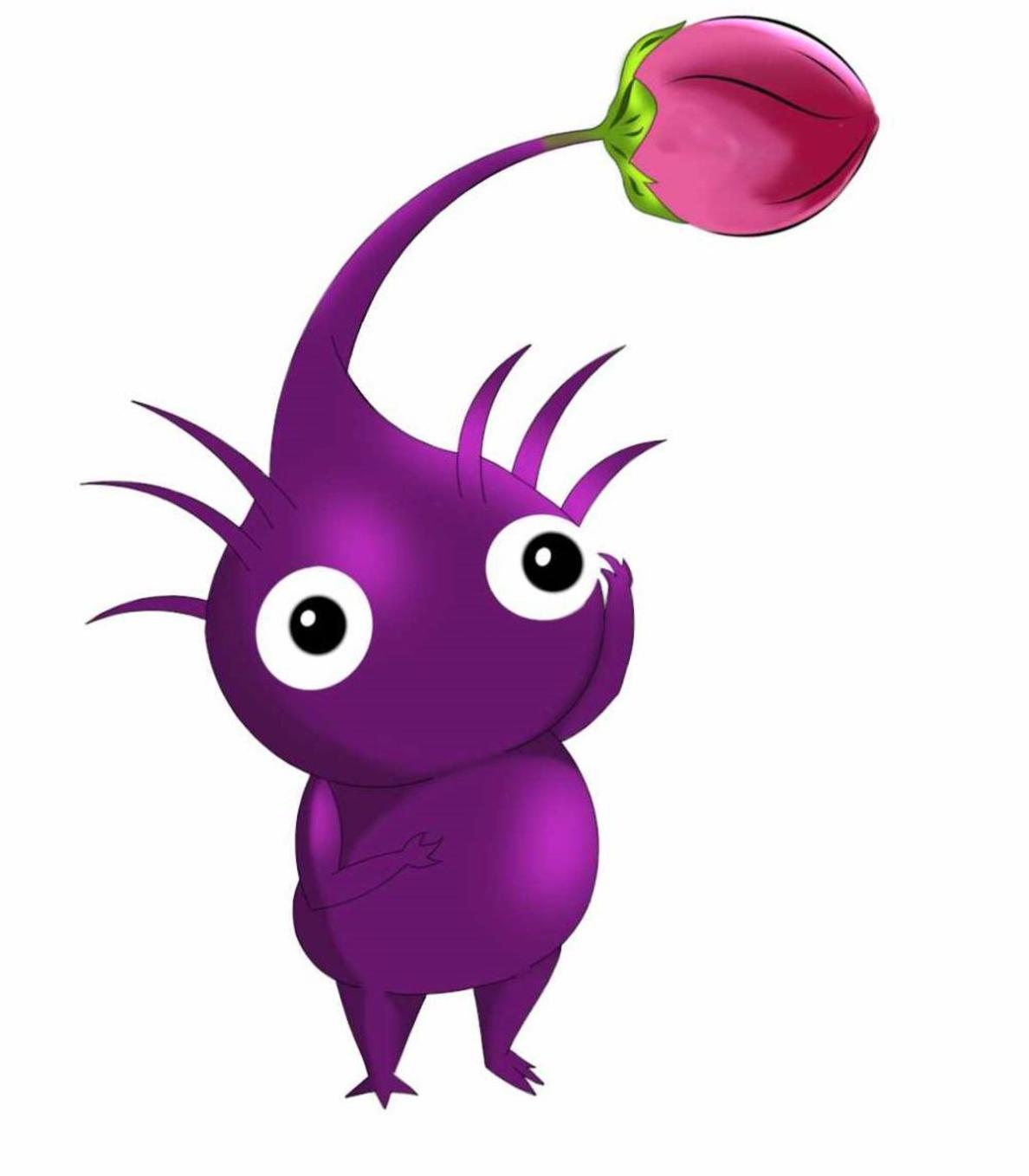 Cute Purple Pikmin.