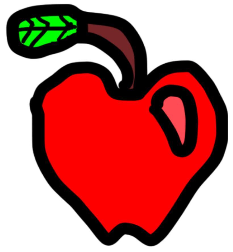 red apple