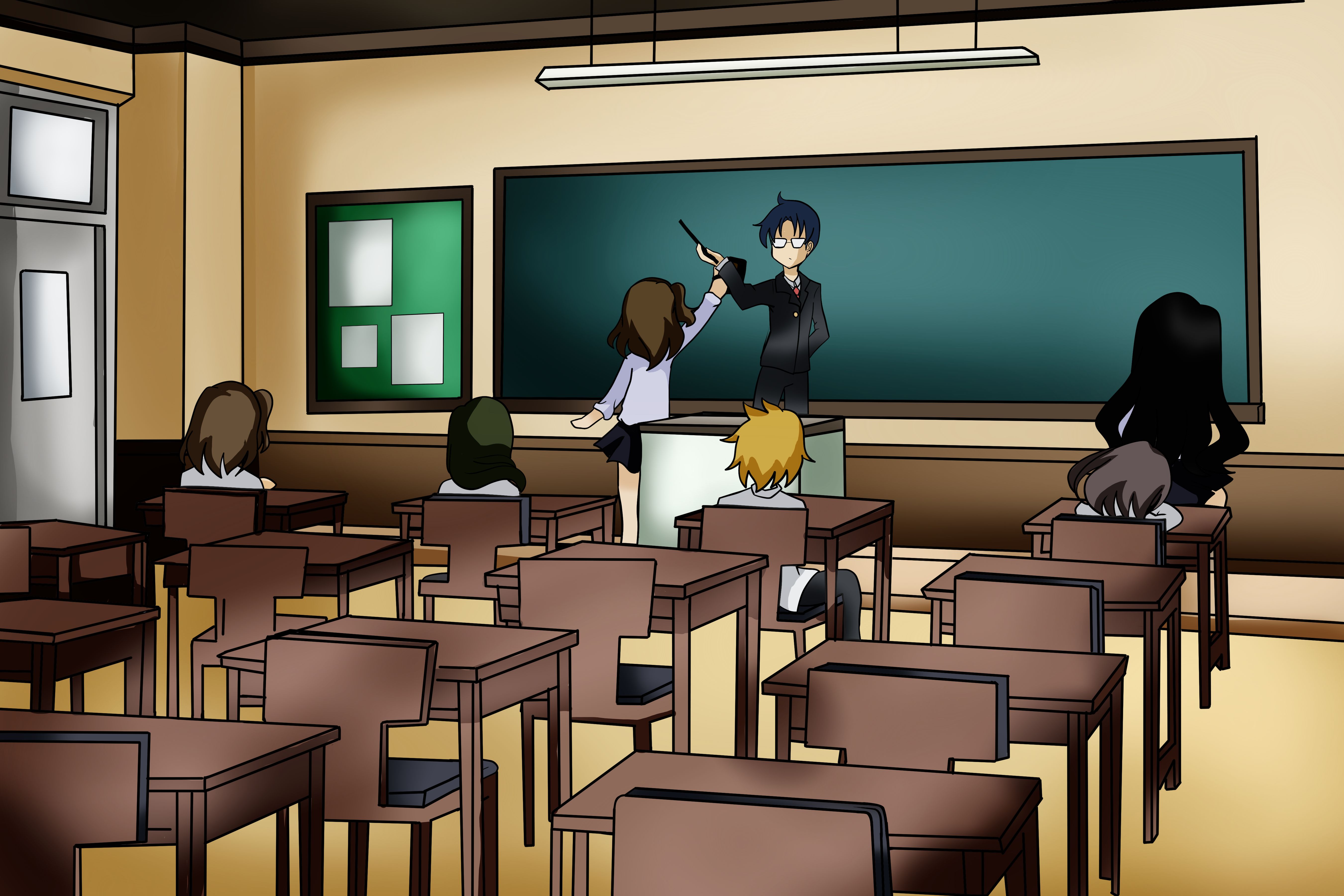 class in a school