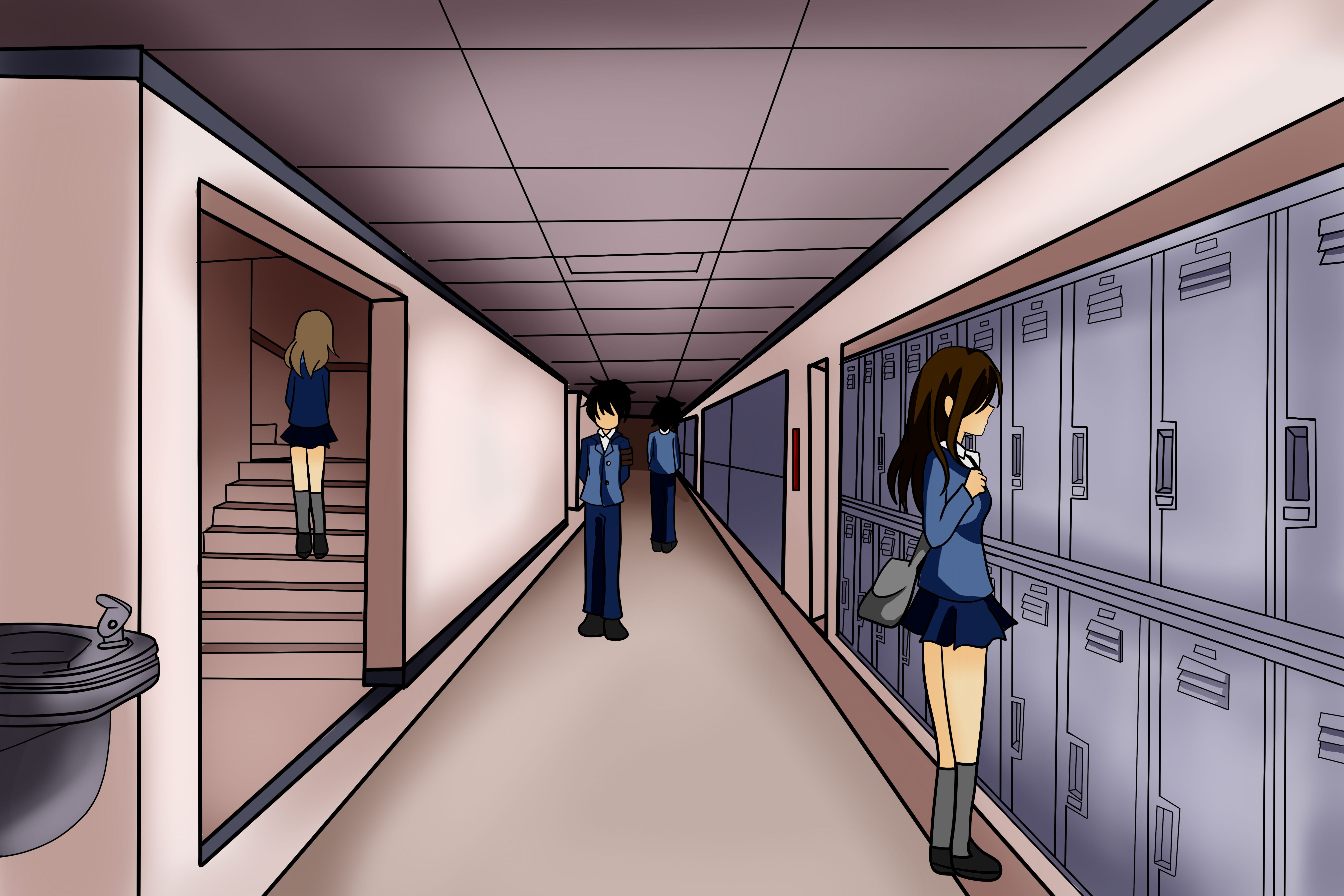 School Hallway