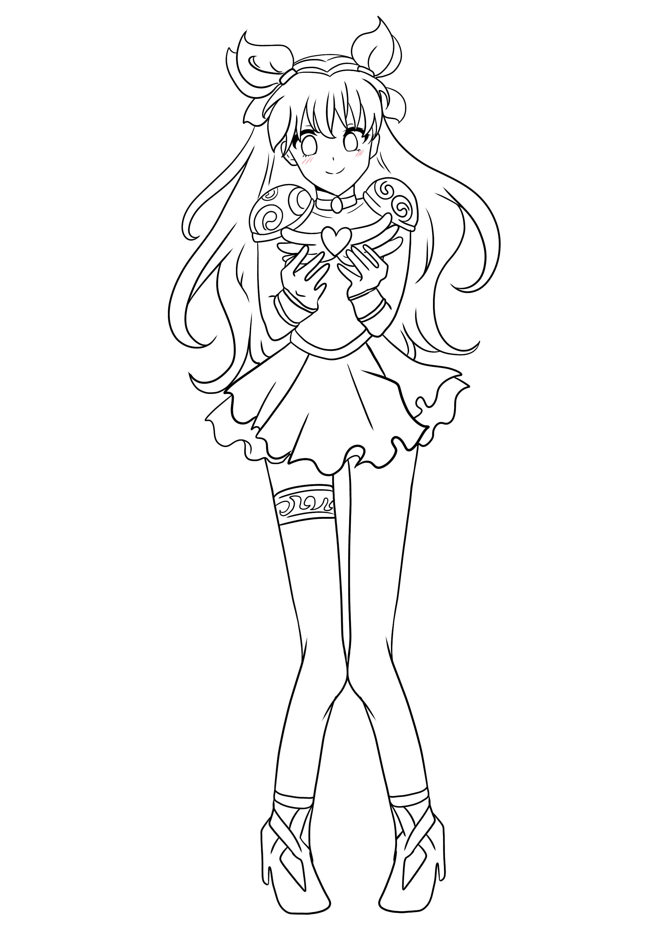 Momoko/Wedding Peach Lineart