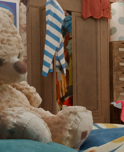 a large teddybear