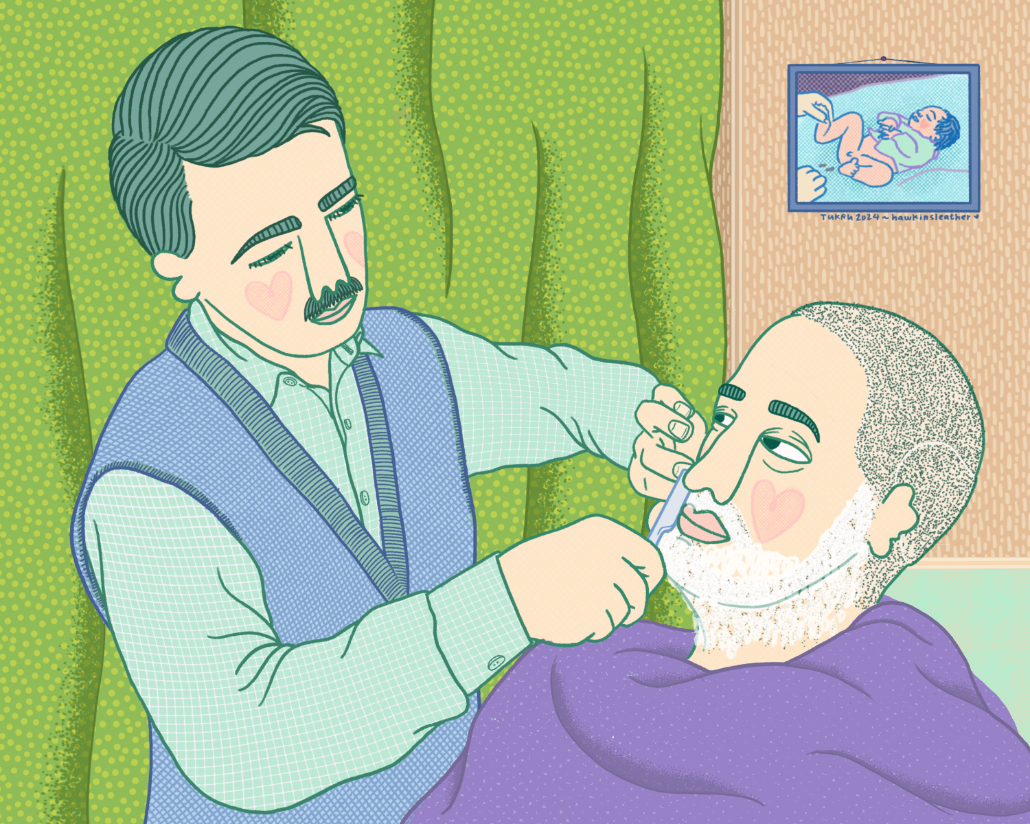 scott shaving wayne