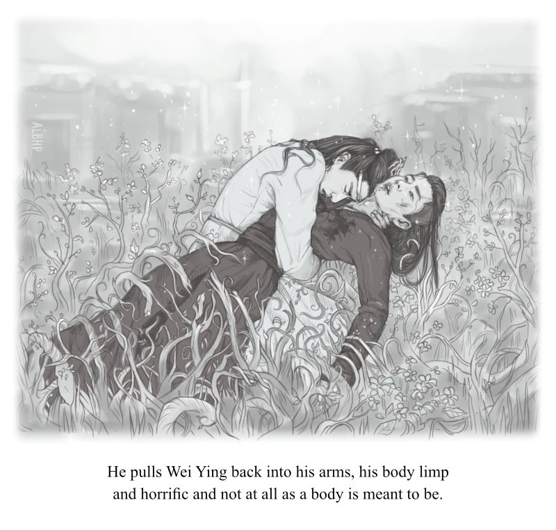 a person holding another person's body