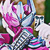 kurogane spanner in his base rider form from kamen rider gotchard