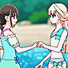 mayu and yuki from wonderful precure
